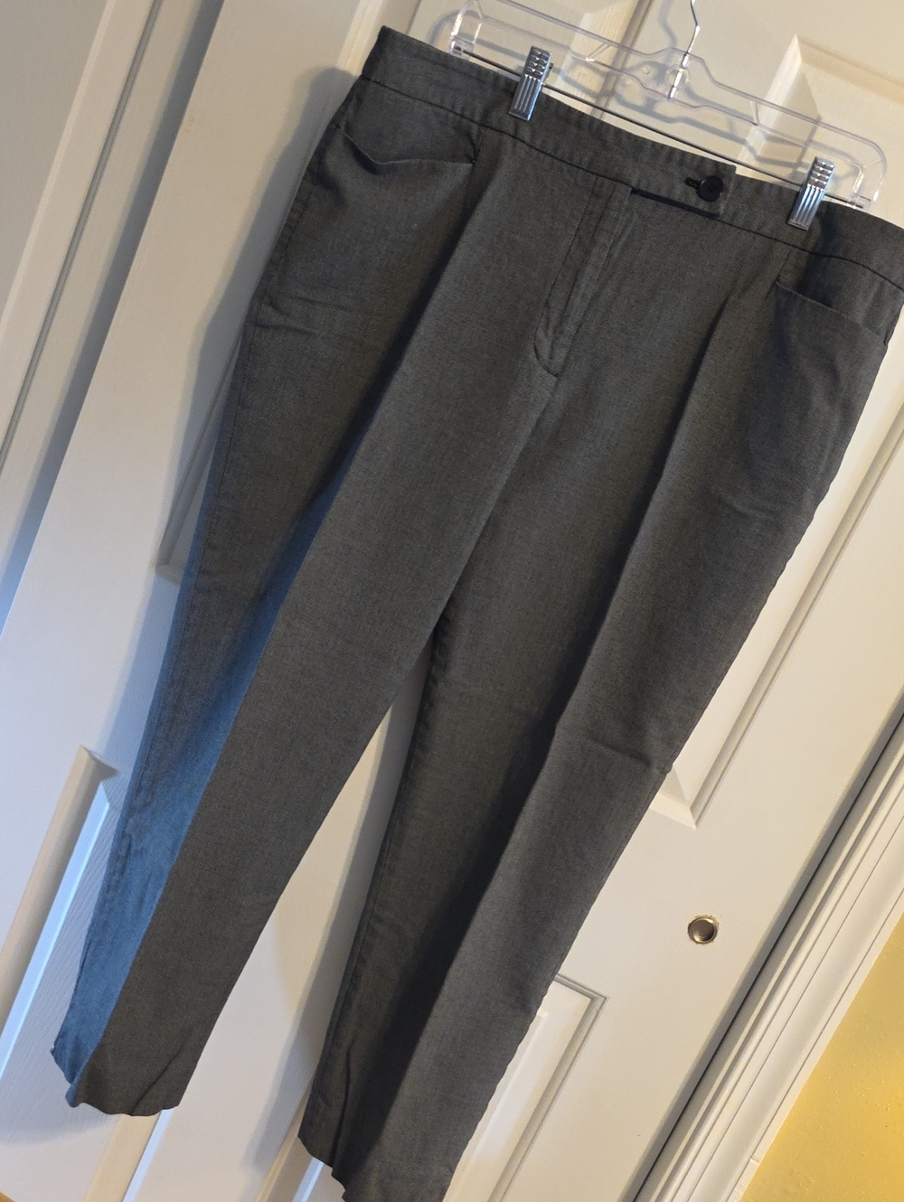 Talbots Women's Gray Straight-Leg Dress Pants